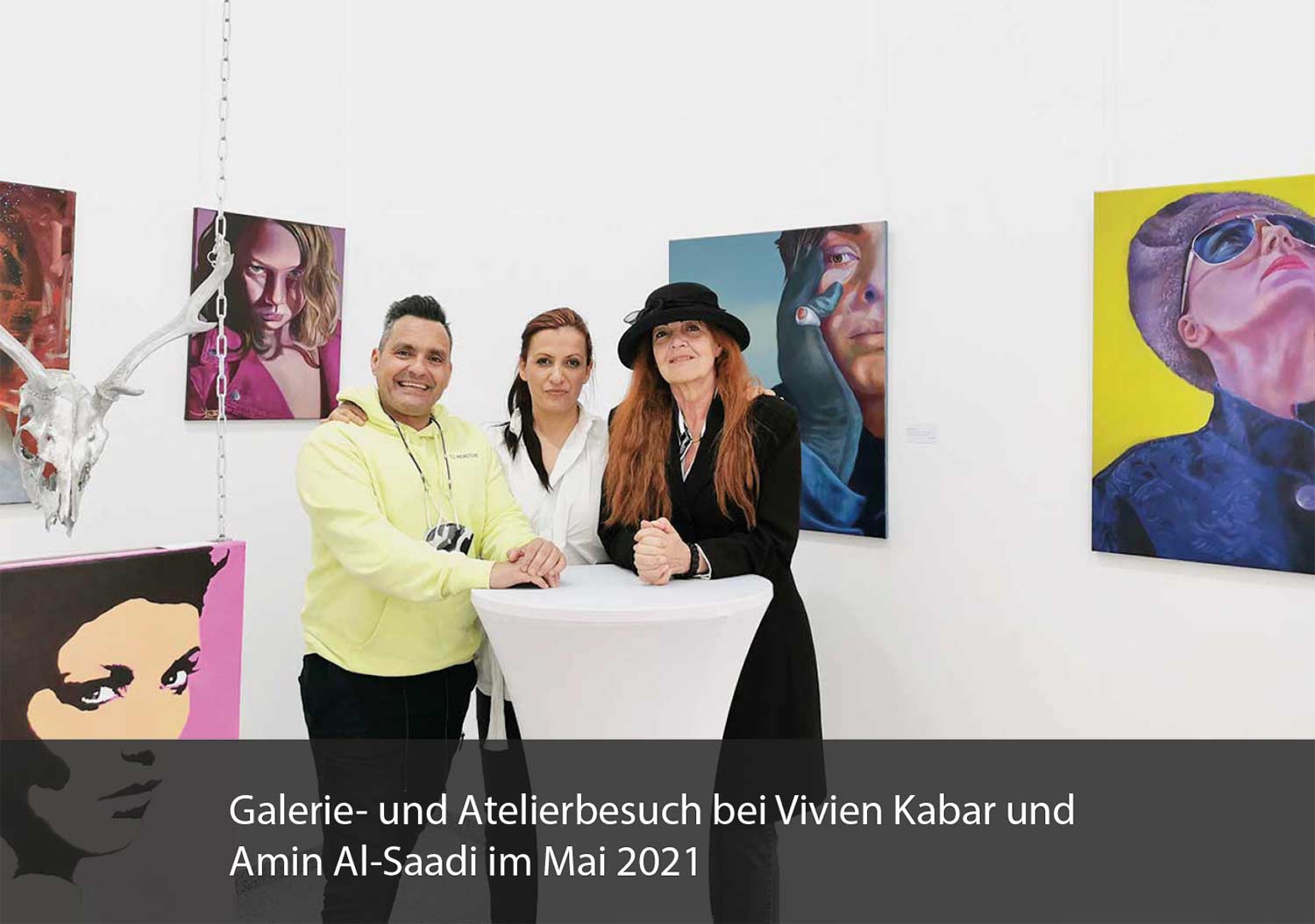 Karin Ortner auf Besuch bei Vivien Kabar und Amin Al-Saadi