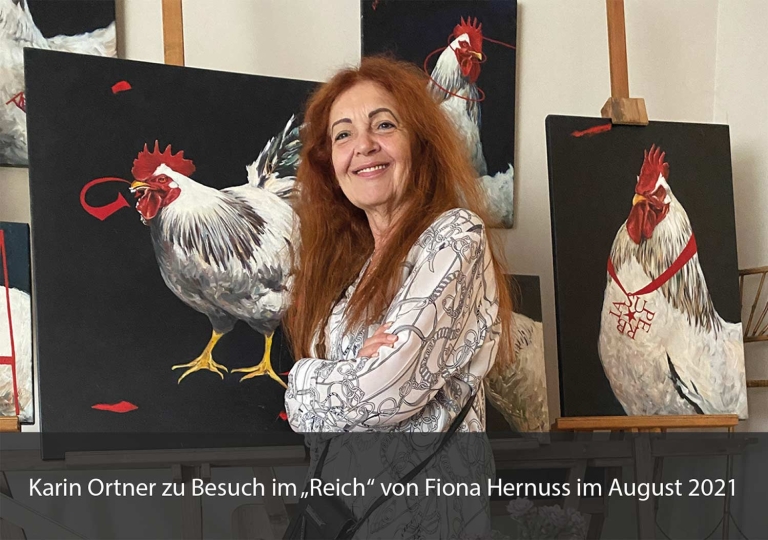 Karin Ortner zu Besuch bei Fiona Hernuss