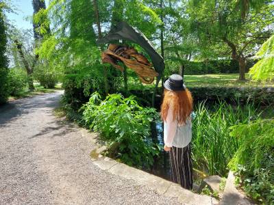 Karin Ortner auf der Isola del Garda