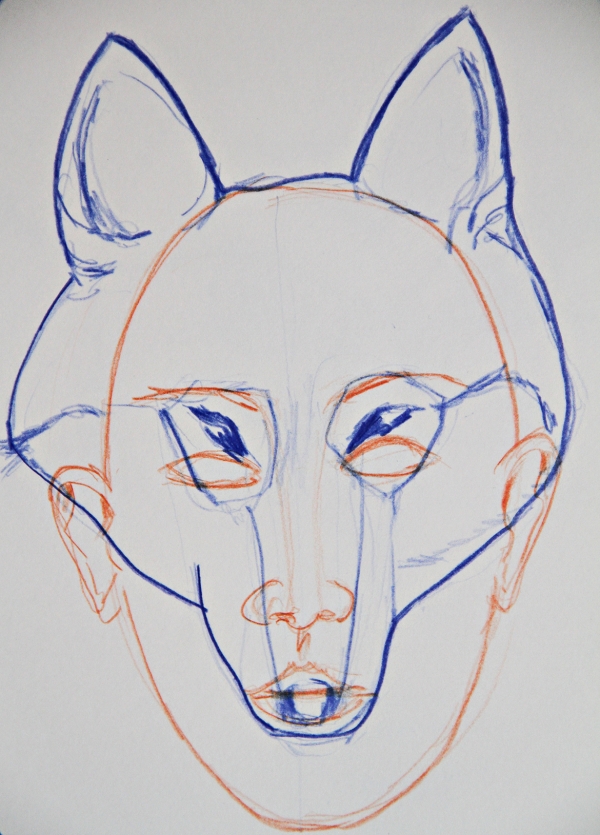 Bach Stella, &quot;Selfie as a wolf&quot;
